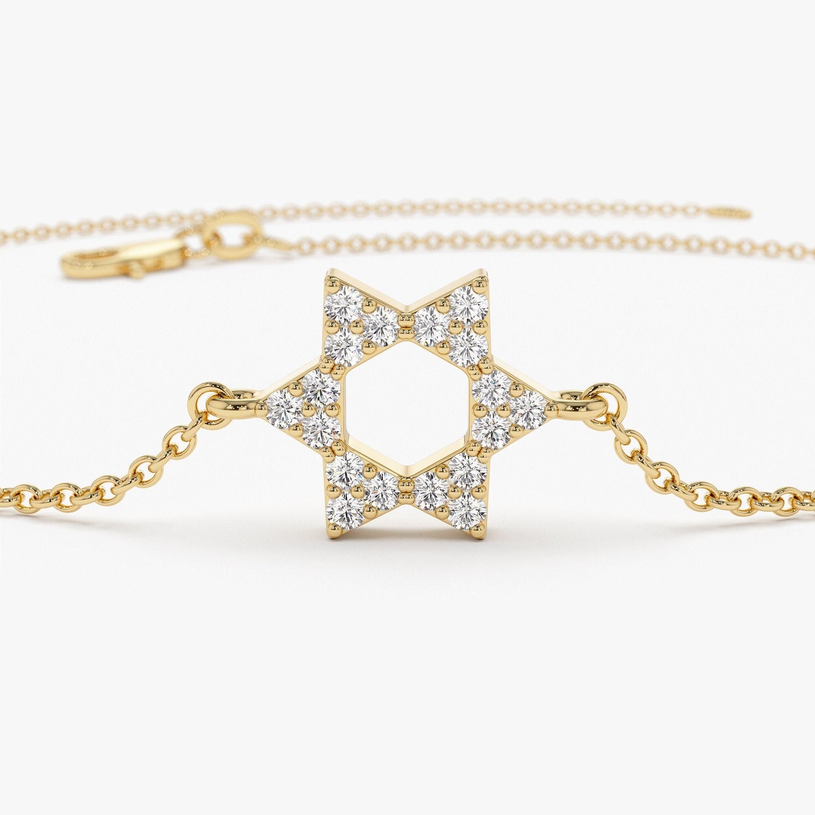 Minimal Star Diamond Bracelet