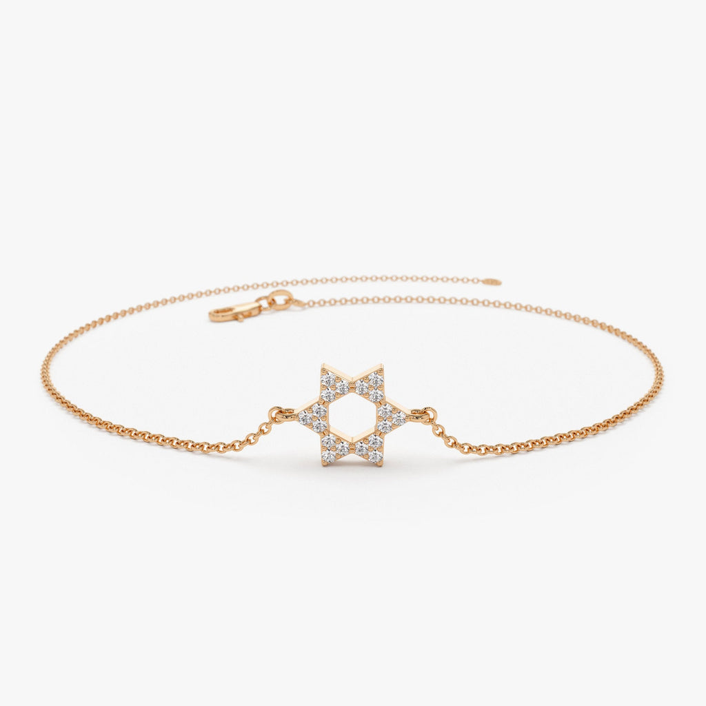 Minimal Star Diamond Bracelet