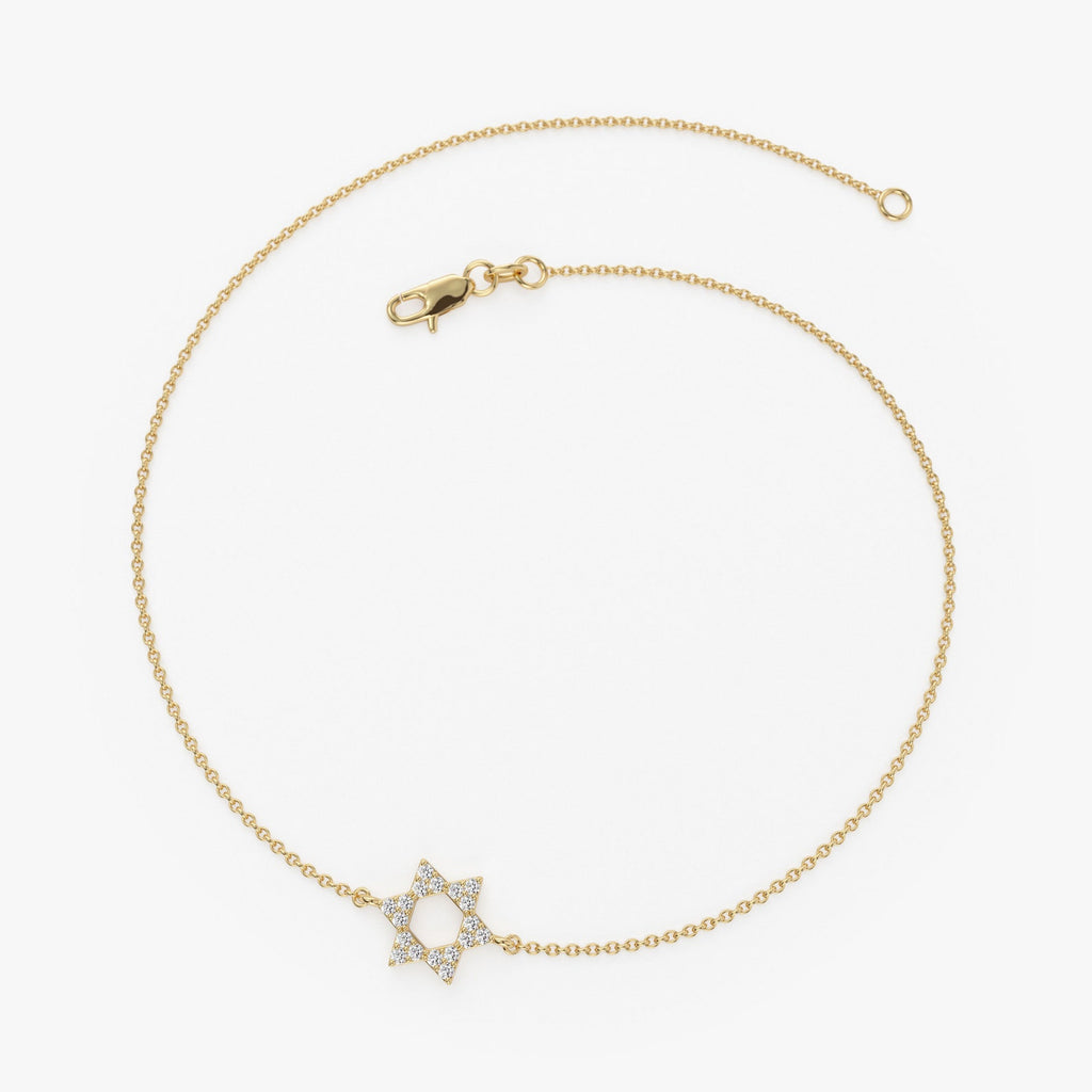 Minimal Star Diamond Bracelet