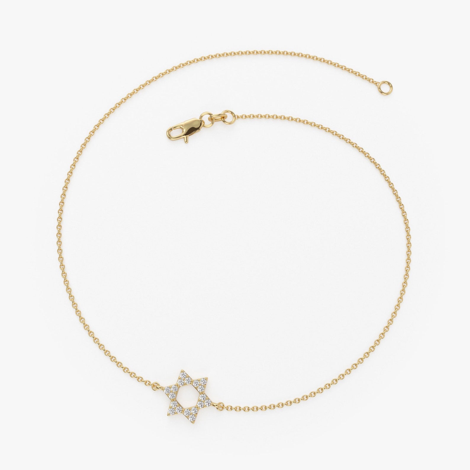 Minimal Star Diamond Bracelet