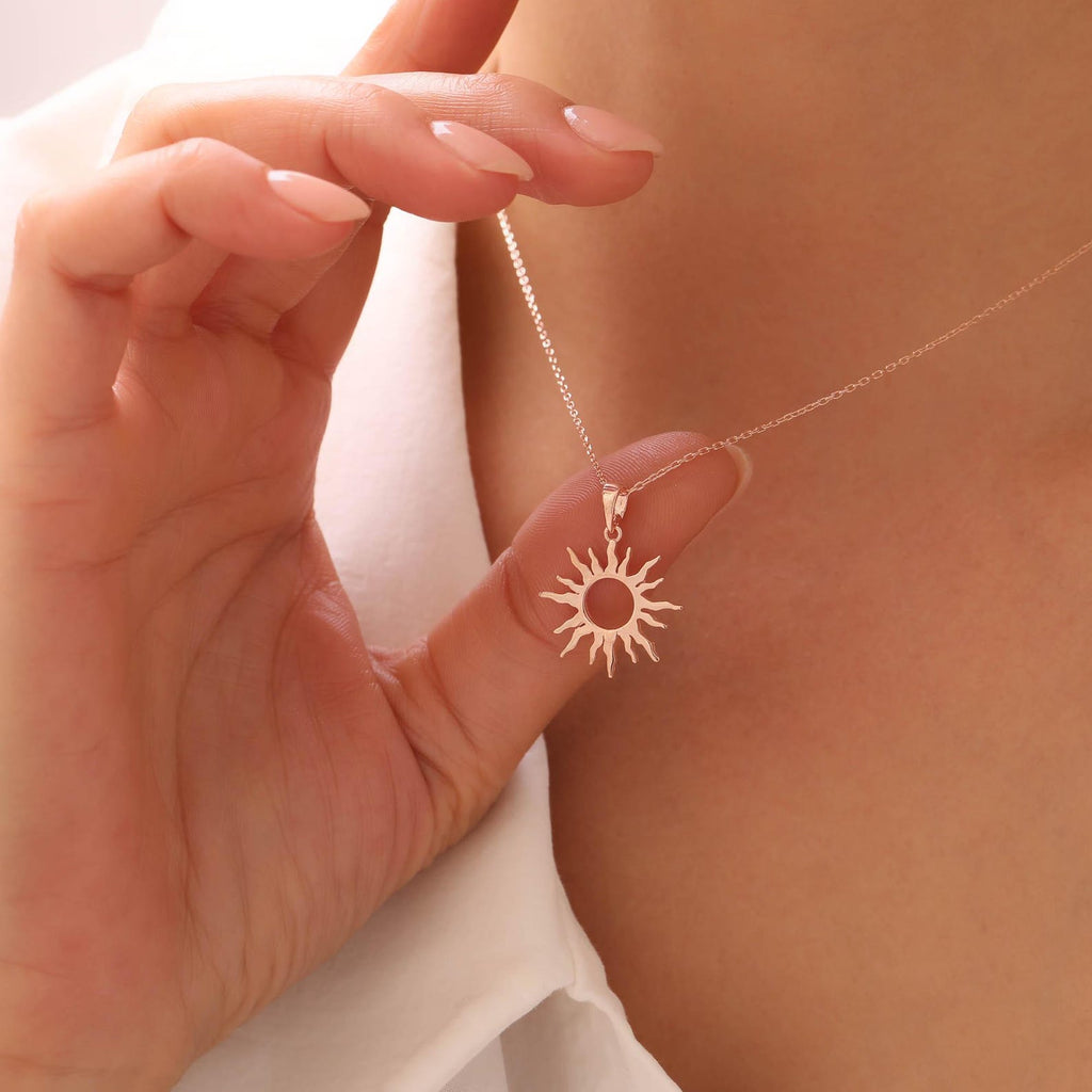 Minimal Sun Ray Necklace