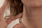 Minimal Swan Pendant Necklace