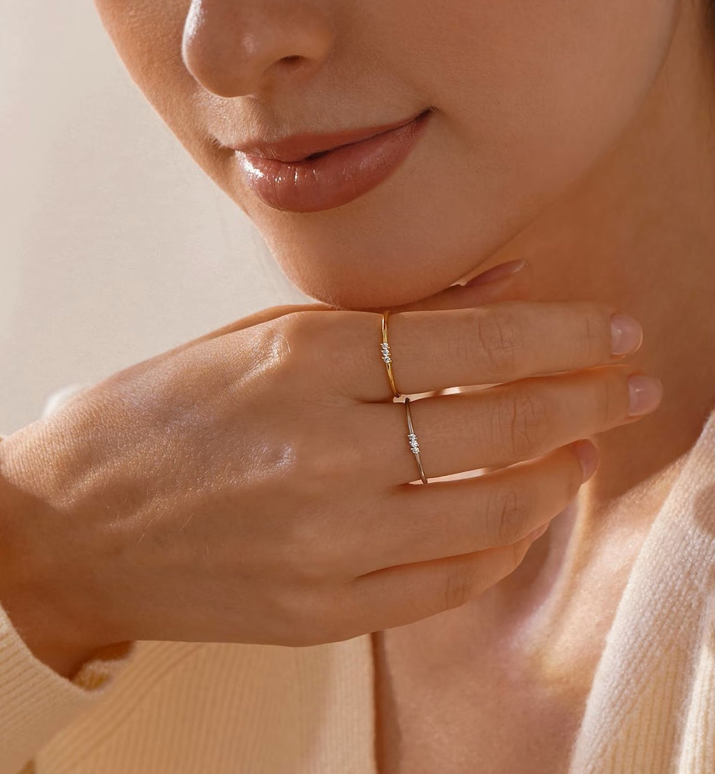 Minimal Three Diamond Cluster Ring