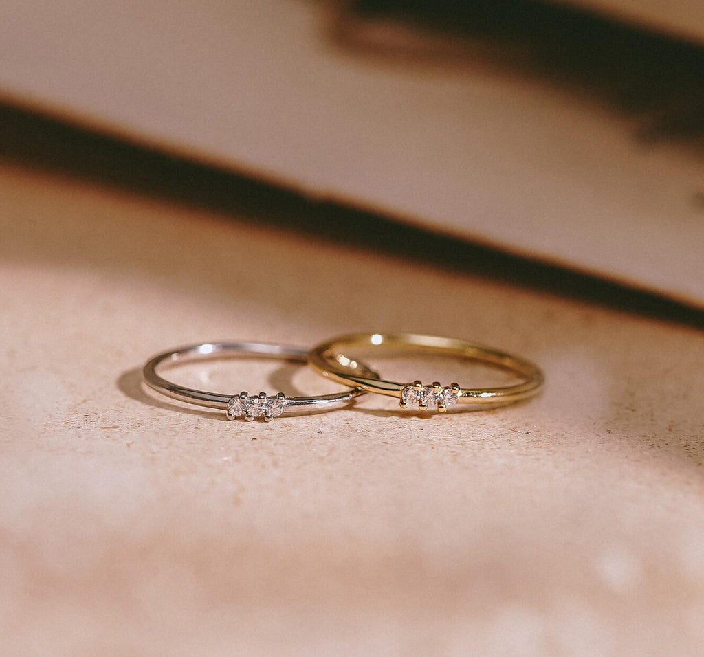 Minimal Three Diamond Cluster Ring