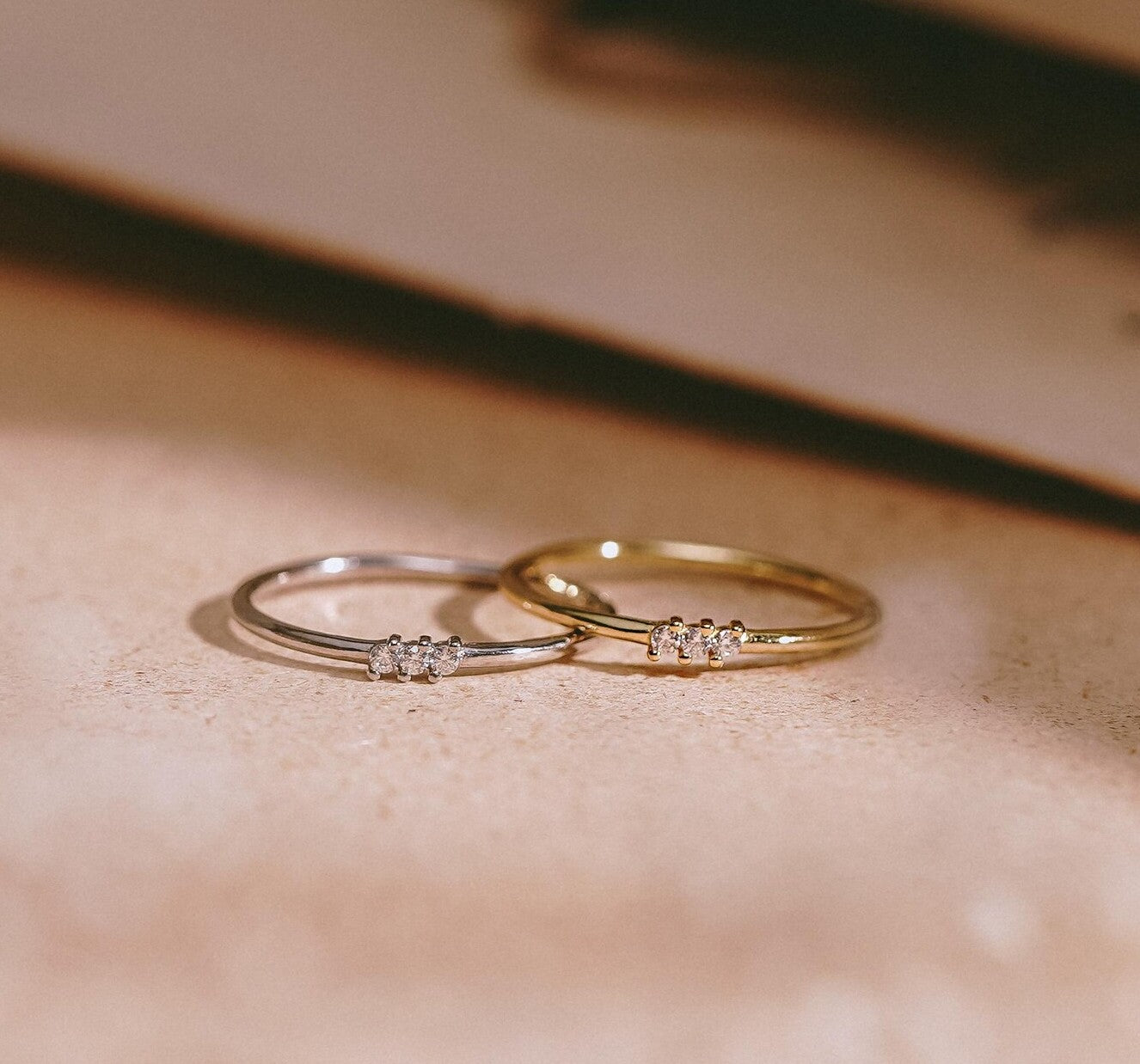 Minimal Three Diamond Cluster Ring
