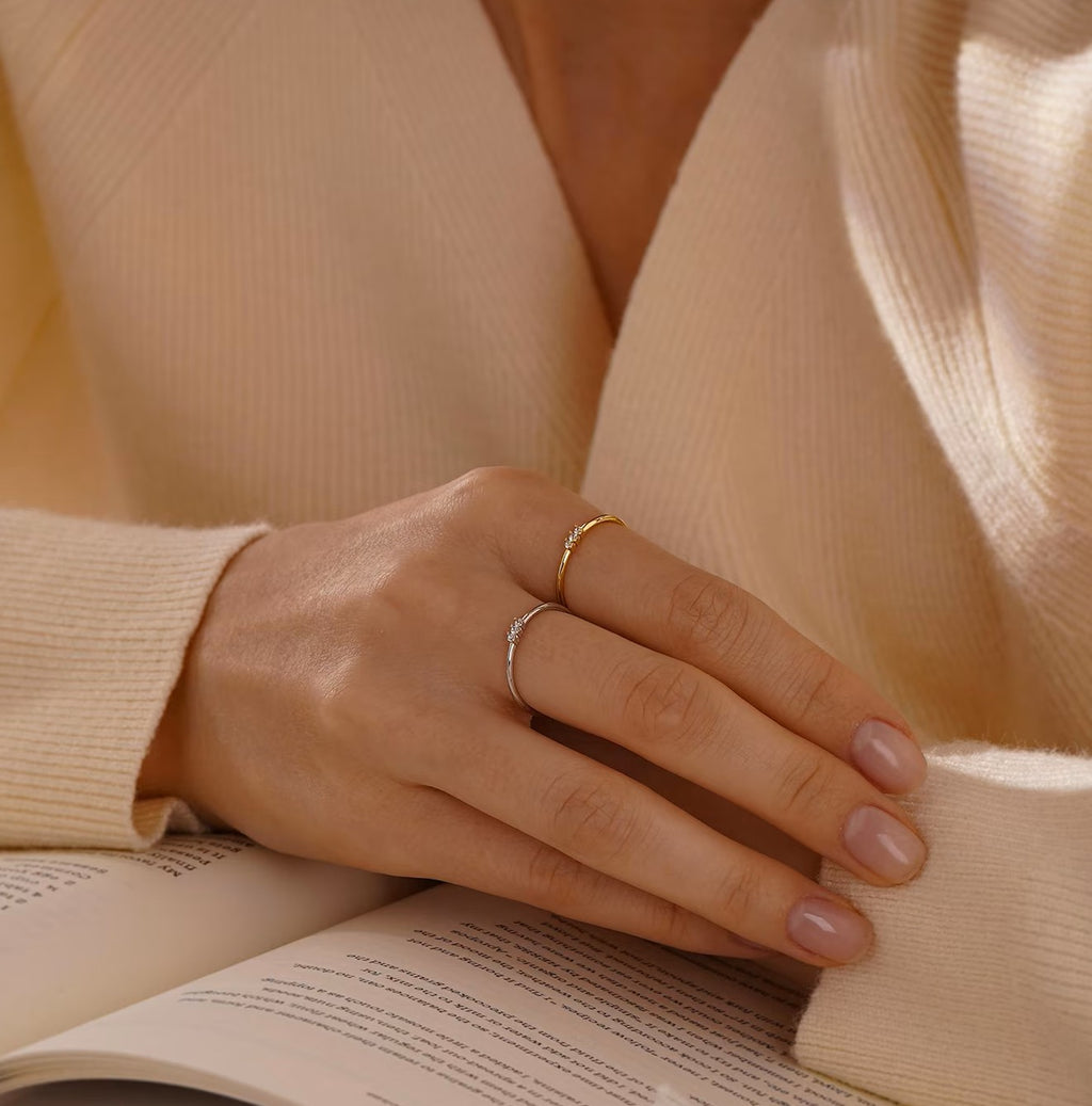 Minimal Three Diamond Cluster Ring
