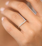 Modern Bridal Stack Ring