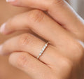 Modern Bridal Stack Ring