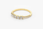 Modern Bridal Stack Ring