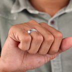 Modern Groom Diamond Band