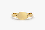 Modern Minimal Signet Ring