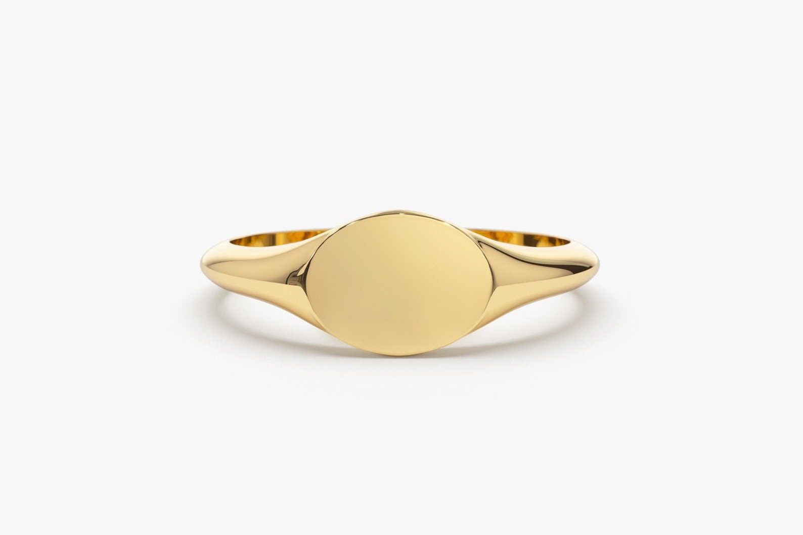 Modern Minimal Signet Ring