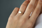 Modern Minimal Signet Ring