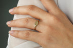 Modern Minimal Signet Ring