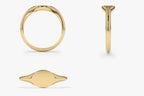 Modern Minimal Signet Ring