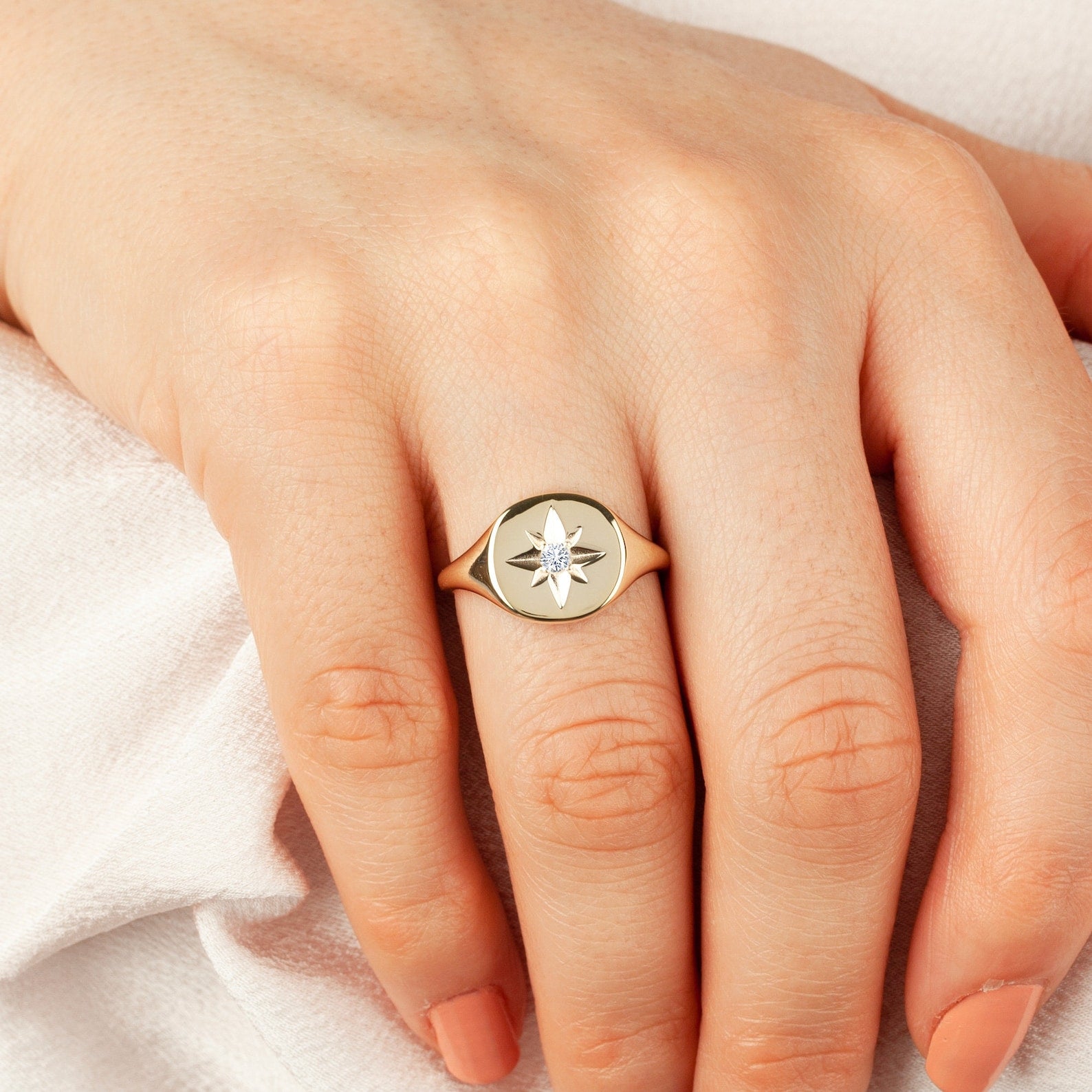 North Star Diamond Ring
