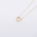 Open Heart Diamond Chain Bracelet