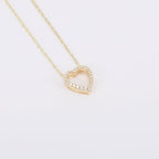 Open Heart Diamond Chain Bracelet