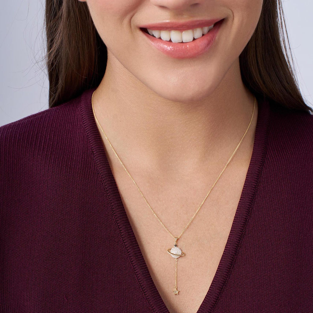Orbit Star Diamond Necklace