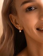 Oval & Pear Drop Earrings