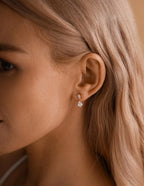 Oval & Pear Drop Earrings