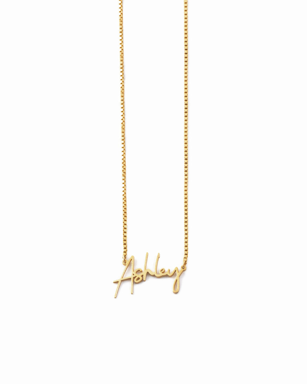 Personalized Name Bar Chain Necklace