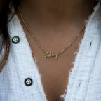Personalized Name Bar Chain Necklace