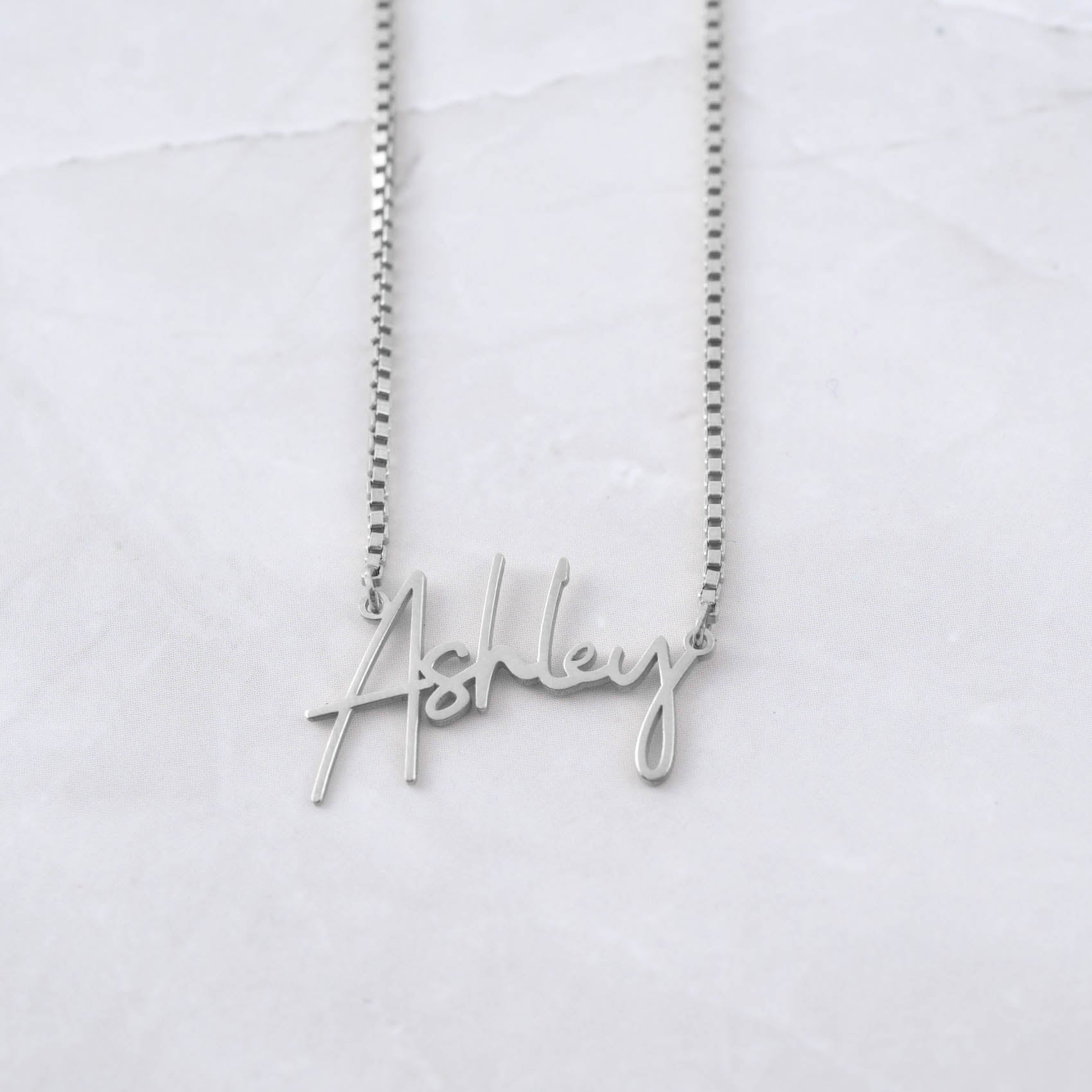 Personalized Name Bar Chain Necklace