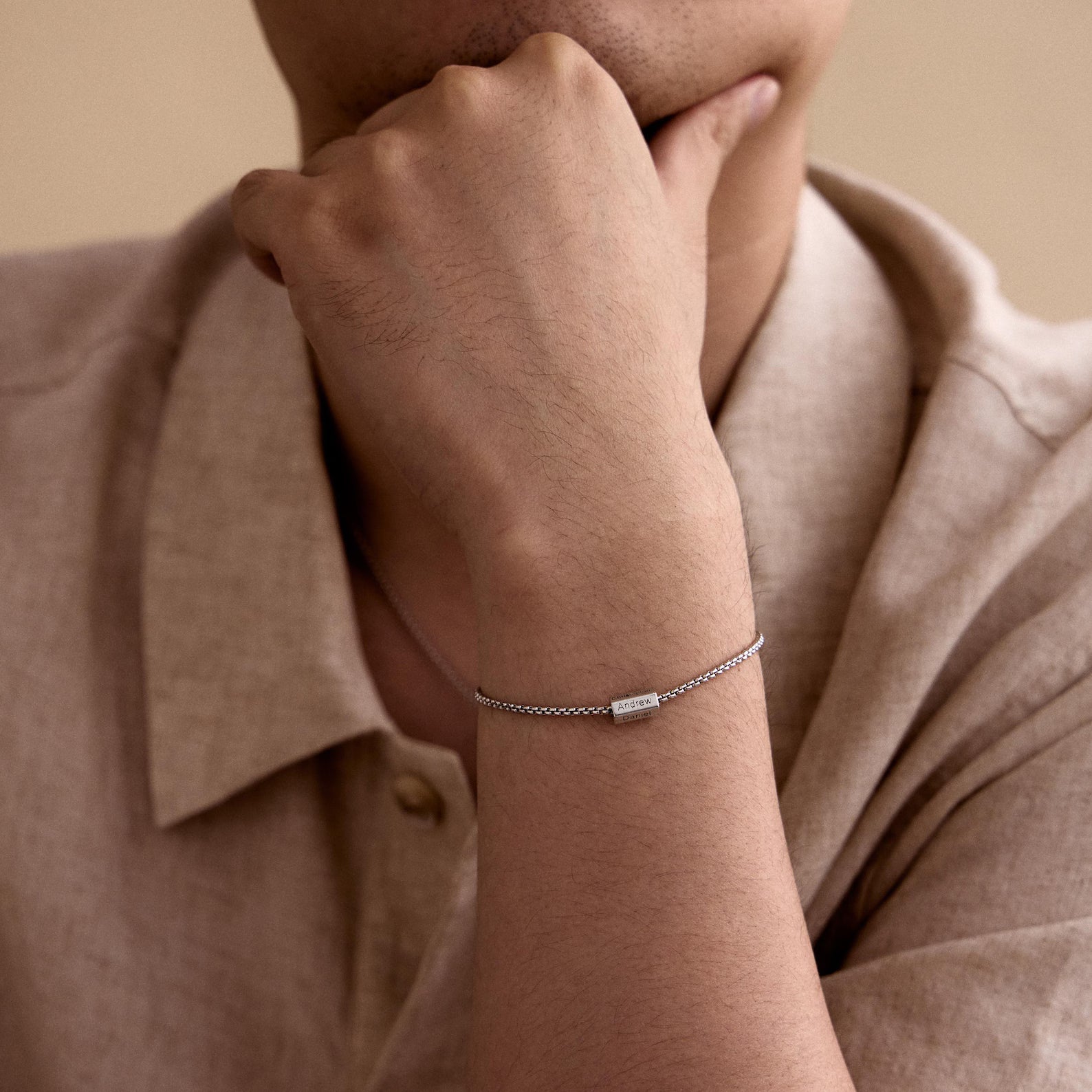 Personalized Name Chain Bracelet