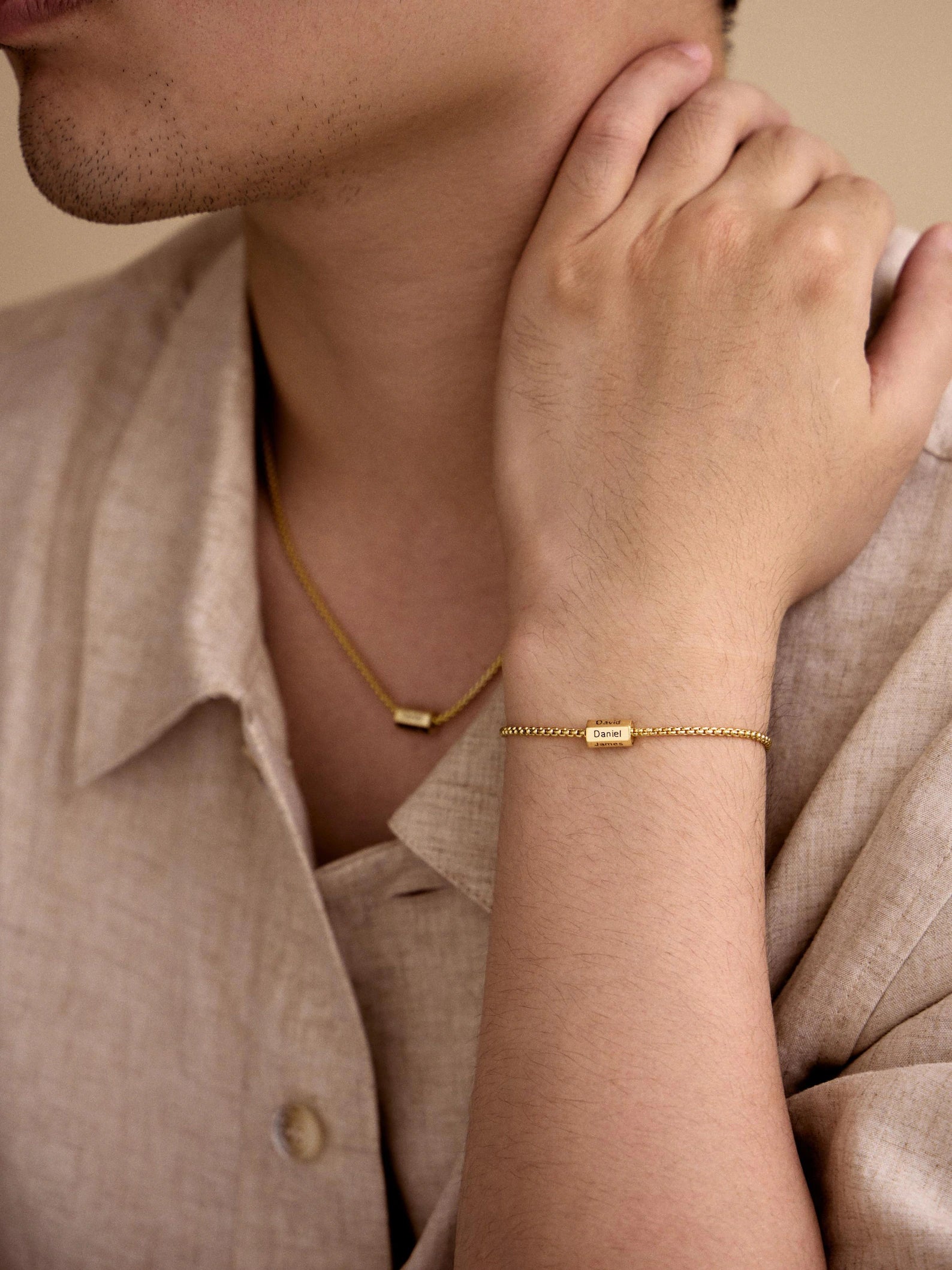 Personalized Name Chain Bracelet