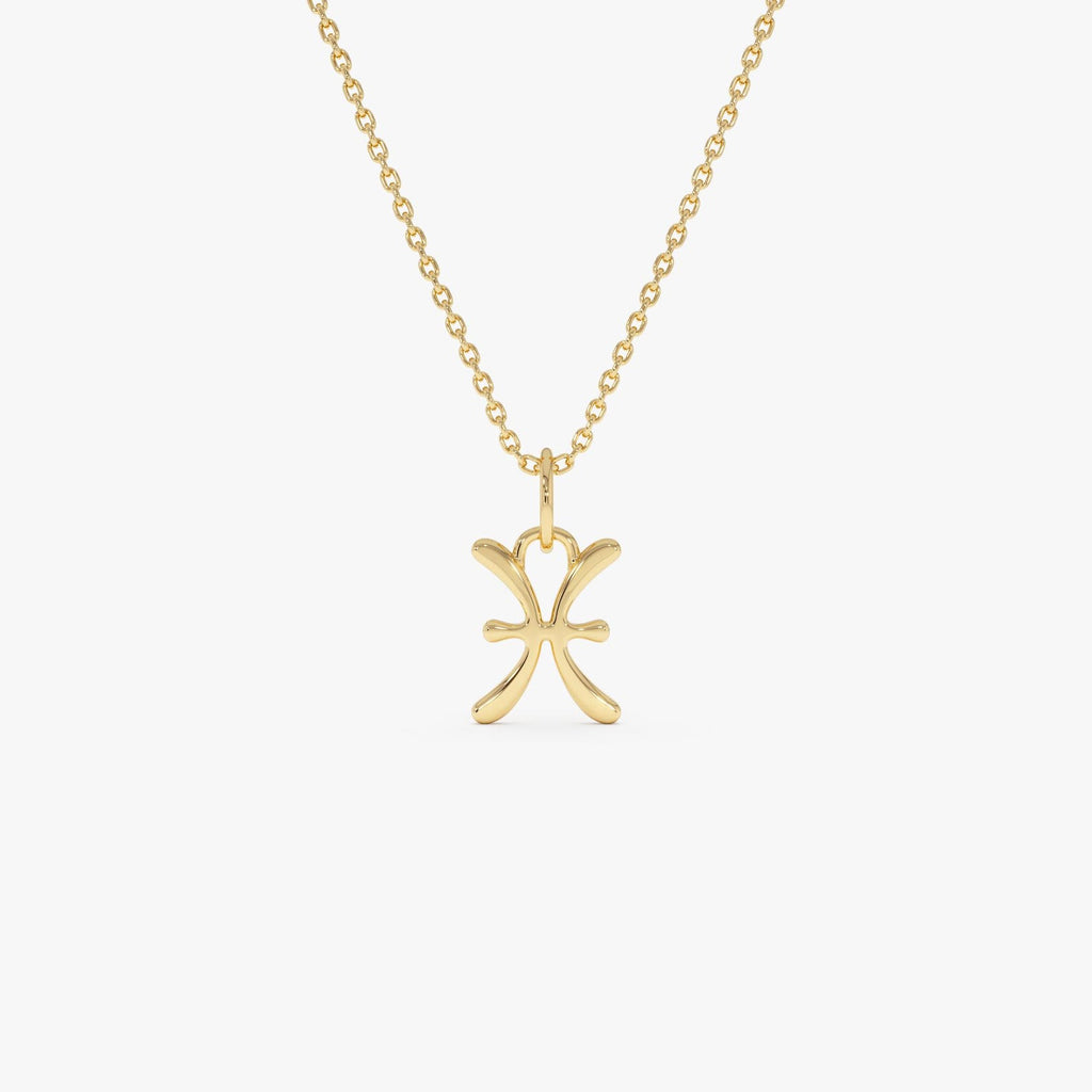 Pisces Zodiac Necklace