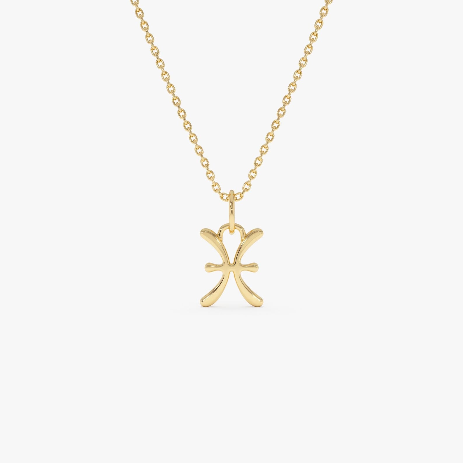 Pisces Zodiac Necklace