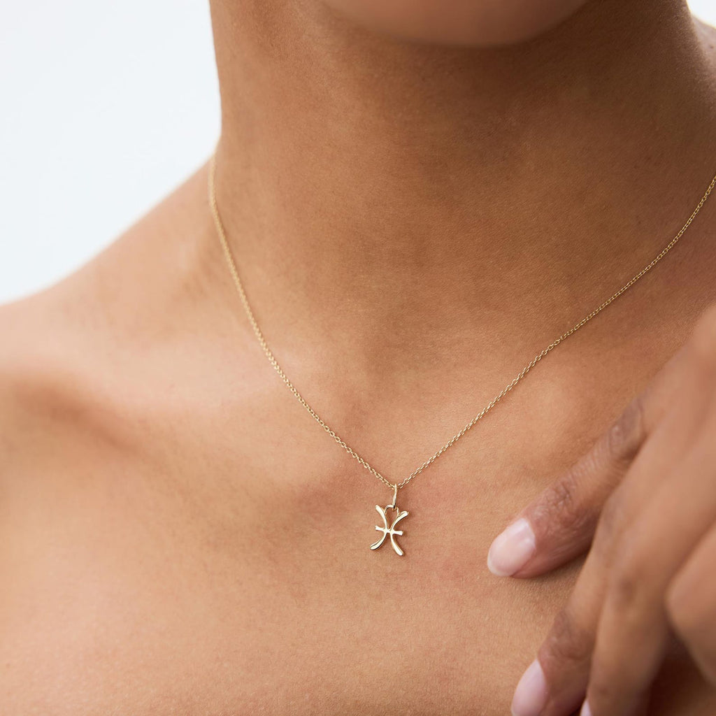 Pisces Zodiac Necklace