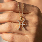 Pisces Zodiac Sign Pendant Necklace