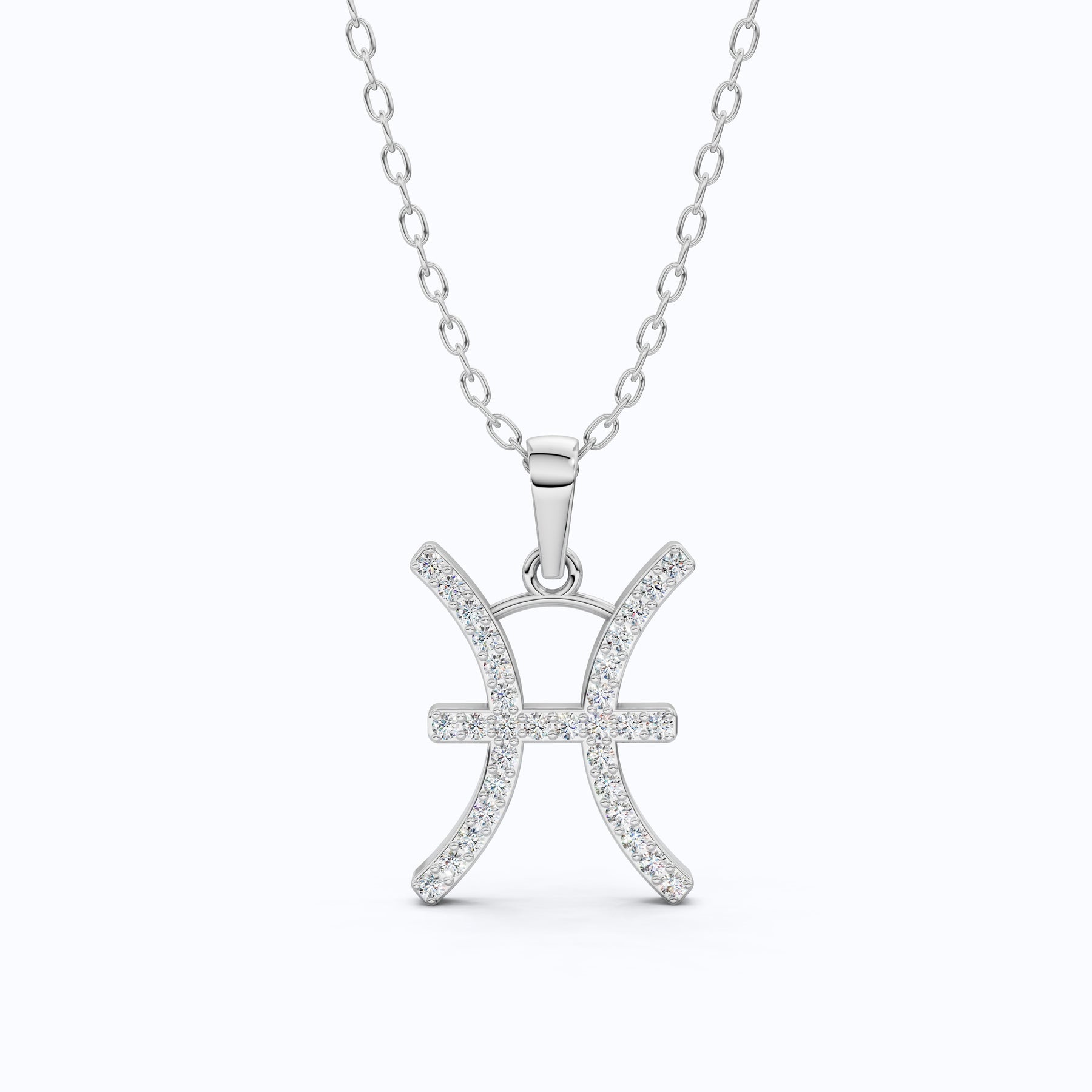 Pisces Zodiac Sign Pendant Necklace
