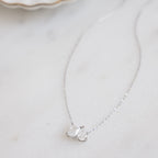 Prong Setting Toi et Moi Necklace