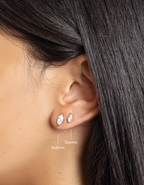 Prong Set Marquise DIamond Studs