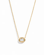 Radiant Bezel East-West Pendant