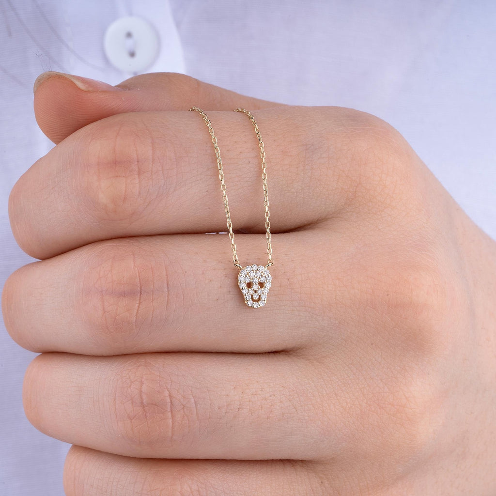 Skull Diamond Necklace