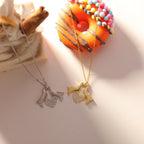 Romantic Dove Heart Necklace