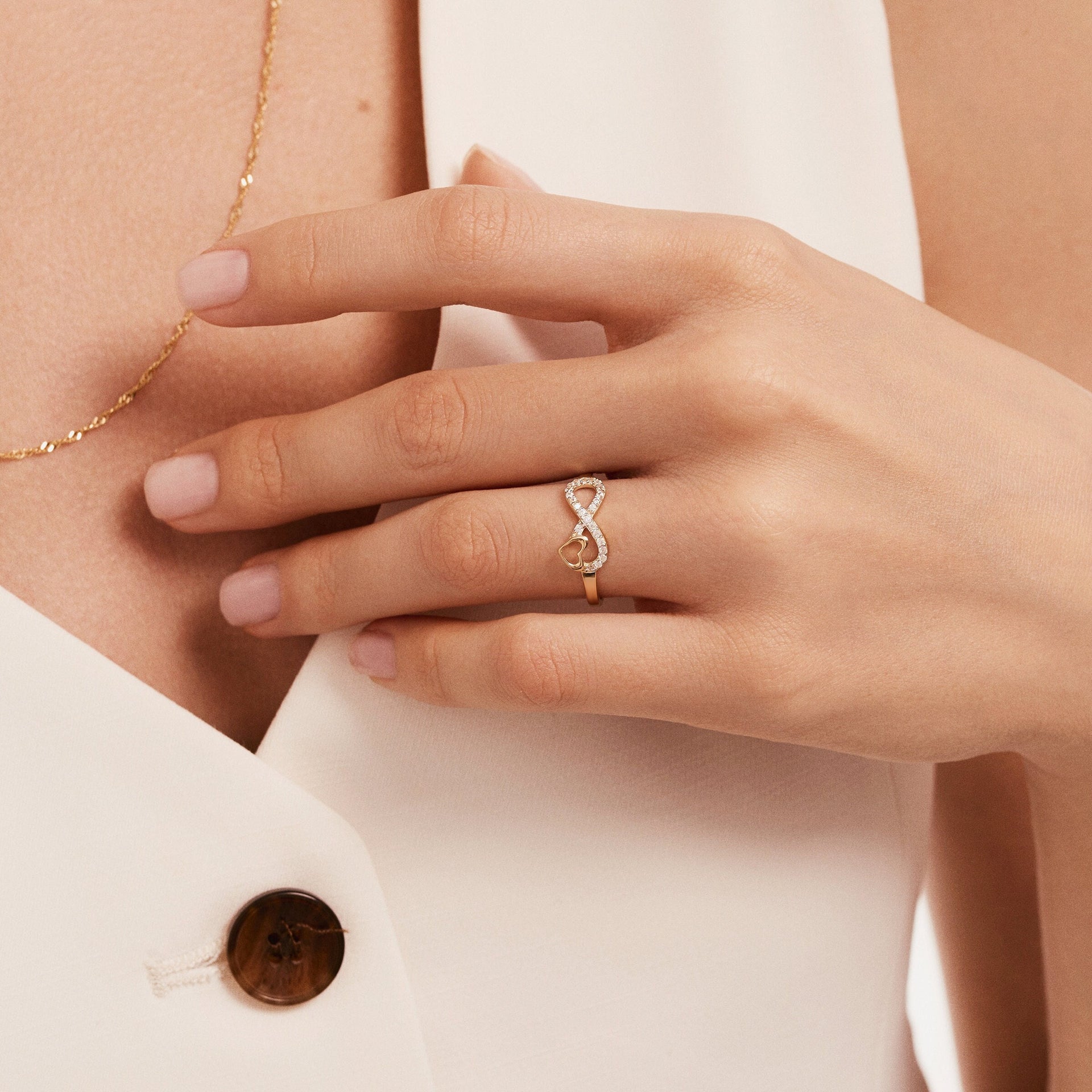 Romantic Infinity Ring