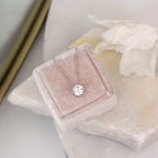 Round Prong Setting Solitaire Necklace