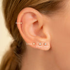 Round Solitaire Studs