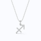 Sagittarius Arrow Pavé Symbol Pendant Necklace