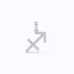 Sagittarius Arrow Pavé Symbol Pendant Necklace