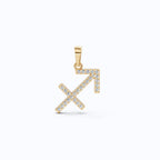 Sagittarius Arrow Pavé Symbol Pendant Necklace