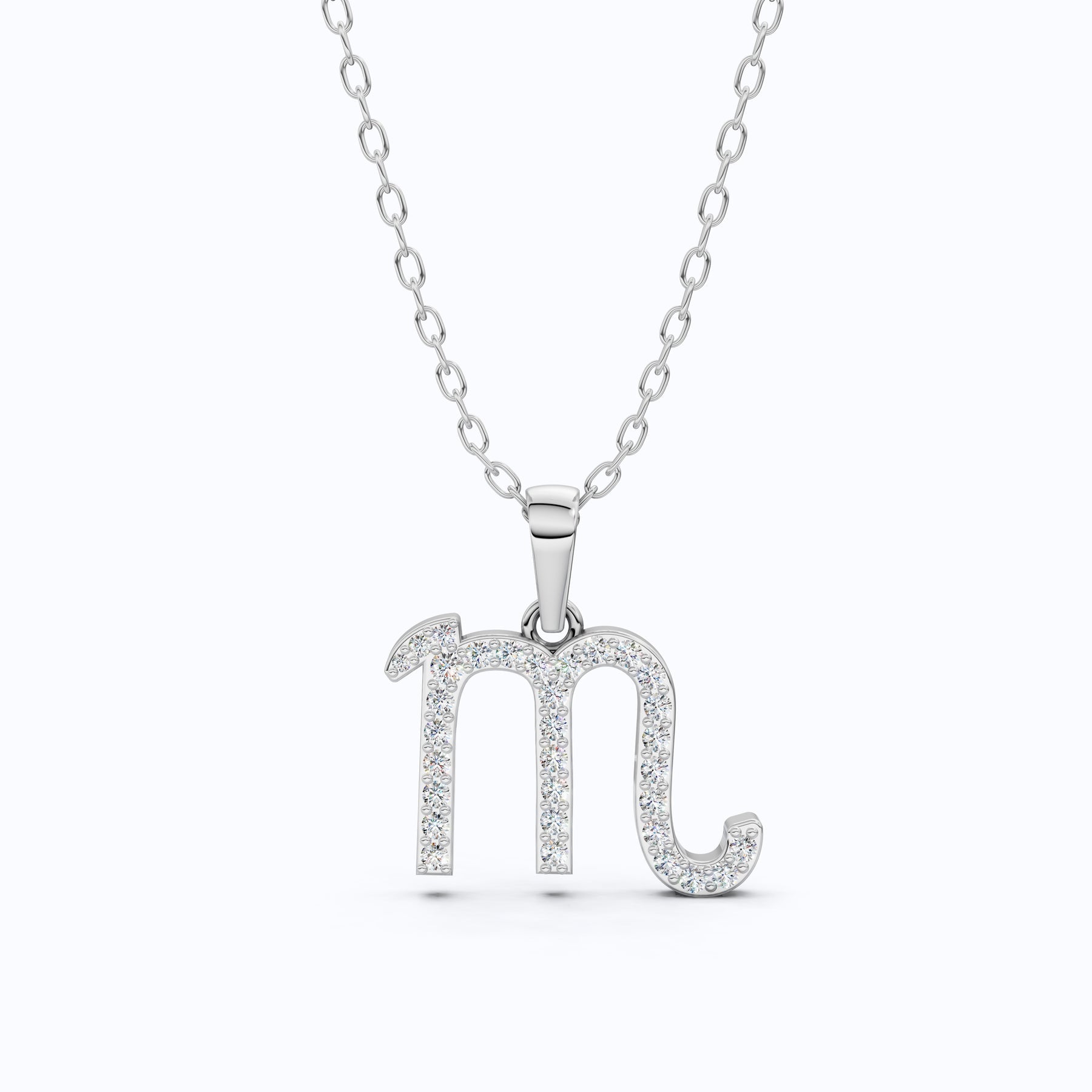 Scorpio Zodiac Diamond Necklace