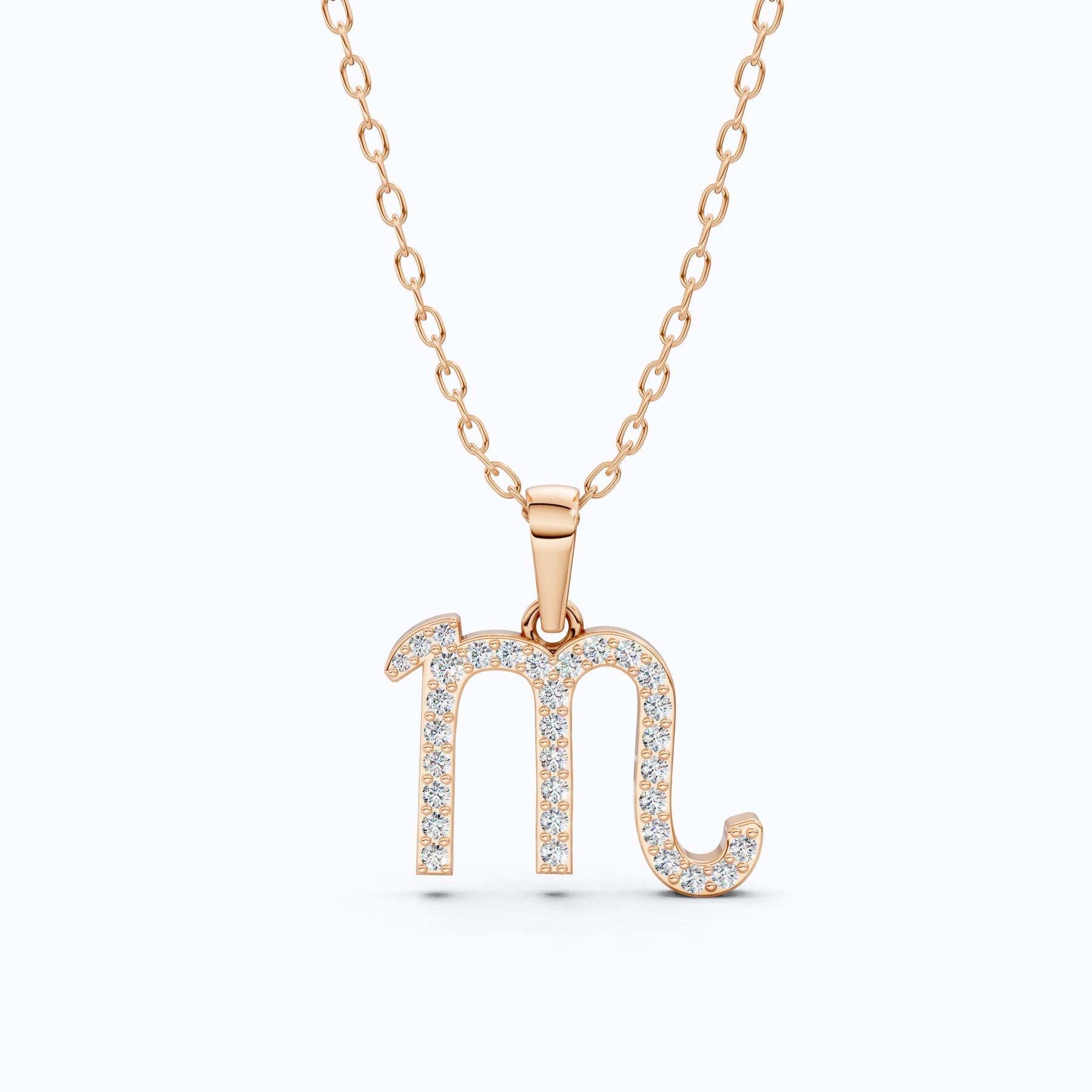 Scorpio Zodiac Diamond Necklace