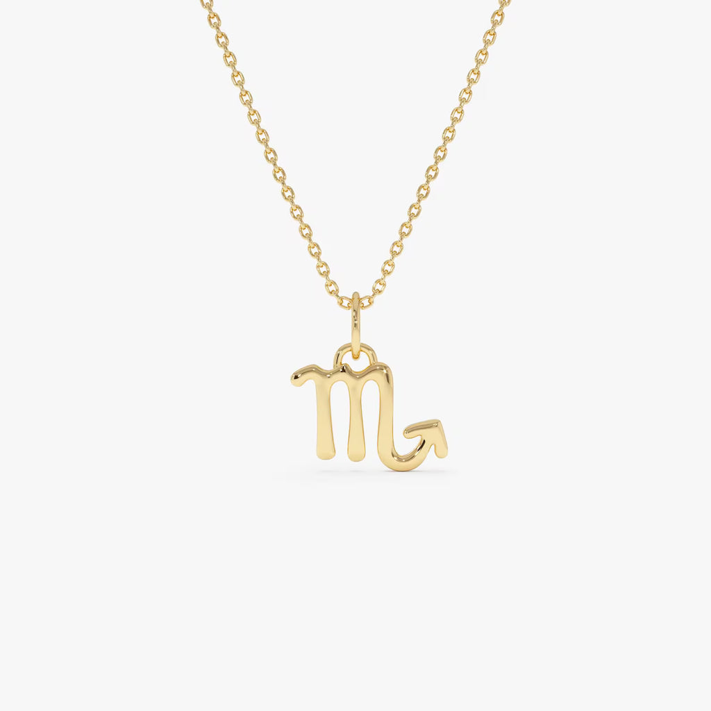 Scorpio Zodiac Pendant Necklace