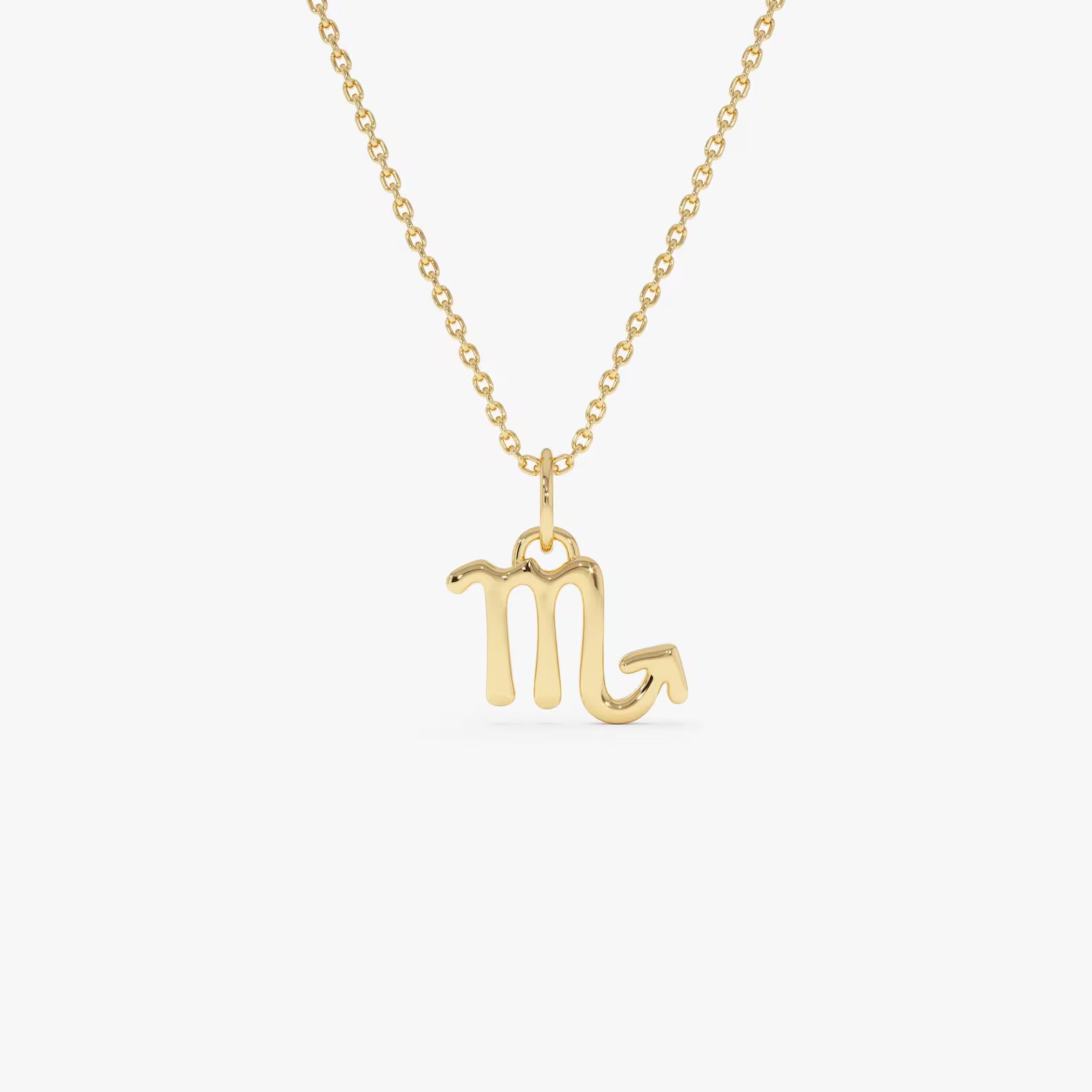 Scorpio Zodiac Pendant Necklace